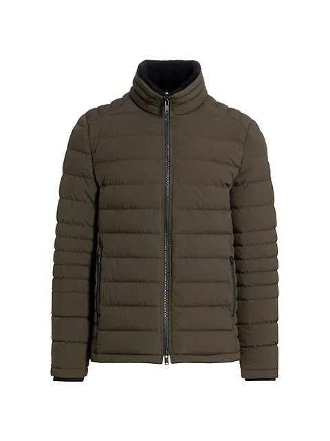 Silverthorn Sherpa-Trimmed Down Puffer Jacket
