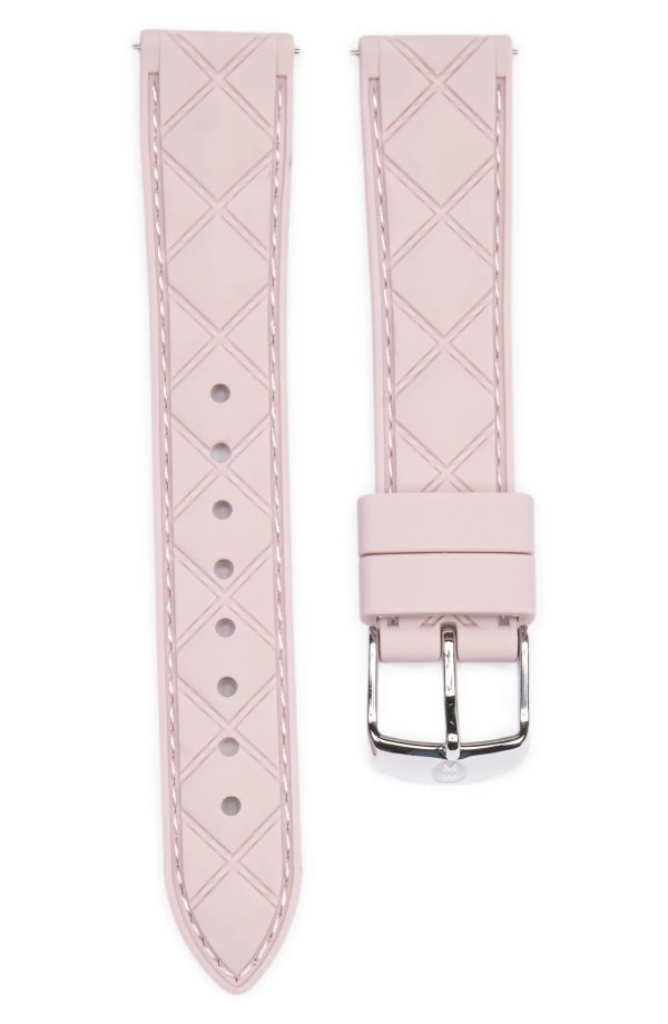 Quilted Silicone Watch Strap