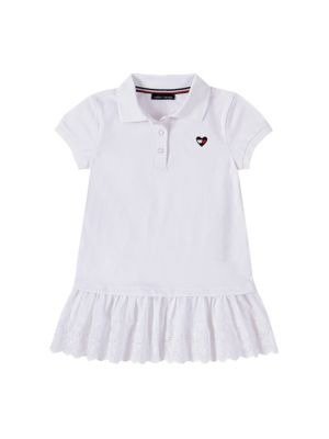 Baby Girl's Ruffle Polo T-Shirt Dress