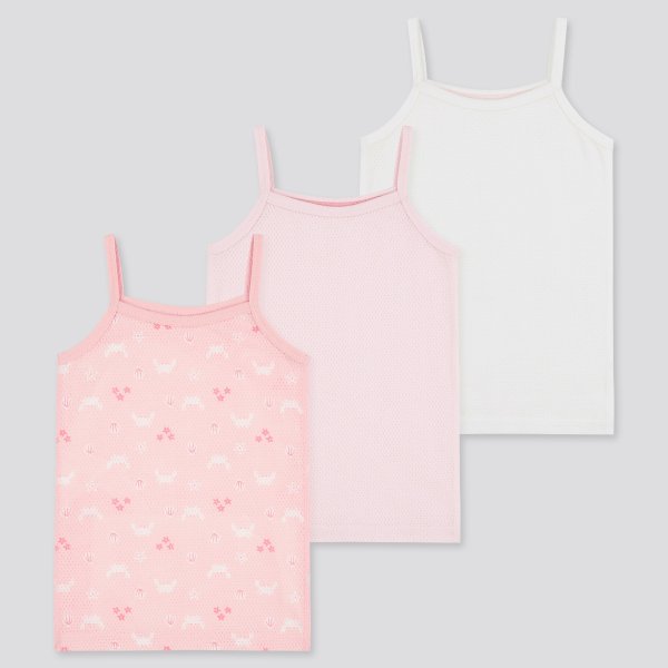 TODDLER COTTON MESH CAMISOLE (3 PACK) (ONLINE EXCLUSIVE)