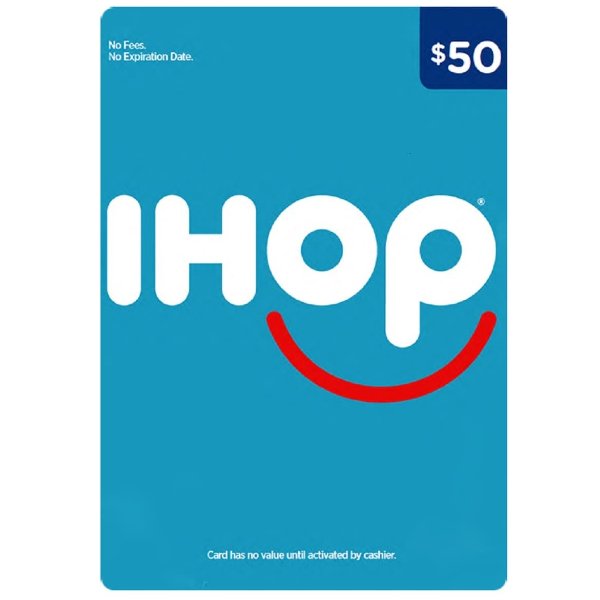 IHOP $50 电子礼卡限时特惠