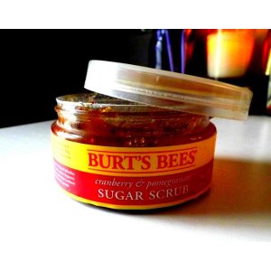 Burt's Bees石榴蔓越莓身体去角质磨砂糖,8盎司 x 3盒
