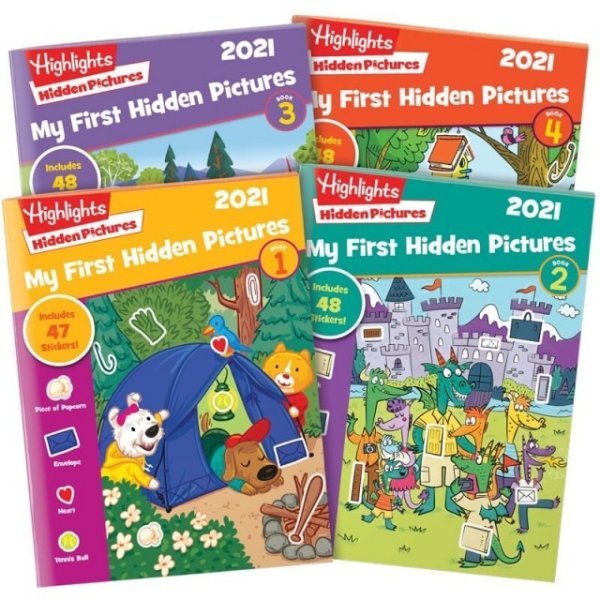 My First Hidden Pictures 2021 4-Book Set | Highlights for Children
