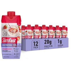 SlimFast 草莓蛋白奶昔11oz 12瓶