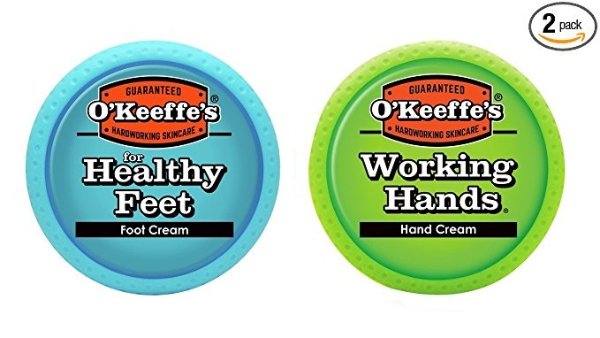  Working Hands 3.4 ounce & Healthy Feet 3.2 ounce Combination Pack of Jars