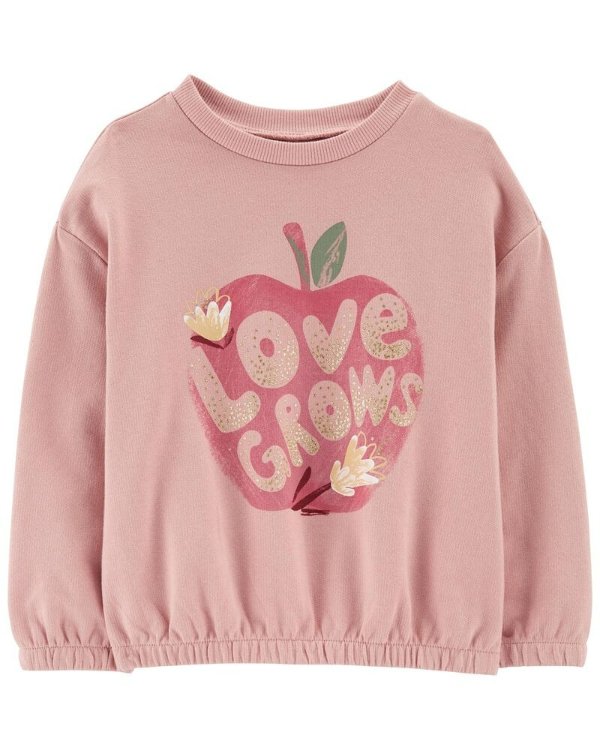Love Grows French Terry Top
