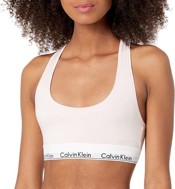Calvin Klein Women's Plus Modern Cotton Unlined-Wireless Bralette
