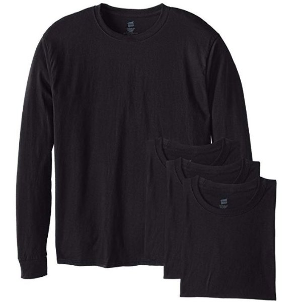 Men's Long-Sleeve ComfortSoft T-Shirt (Pack of 4)