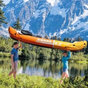 Walmart Intex Sierra K2 Inflatable Kayak with Oars and Hand Pump
