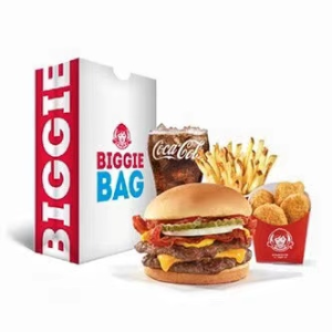超值套餐Biggie Bag回归 $5Wendy's 推出4for$4 鸡块+汉堡+薯条+饮料 好吃管饱解决午餐