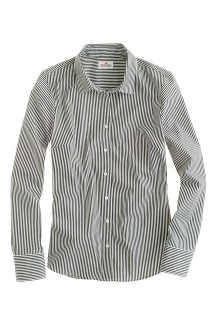 Perfect Classic Stripe Stretch Cotton Shirt (Regular & Petite)