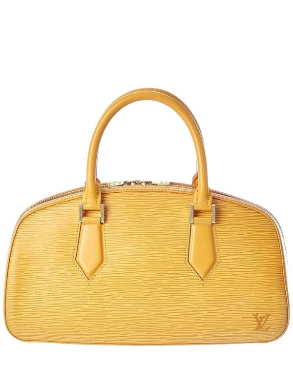 Louis Vuitton 黄色水波纹手拿包 二手