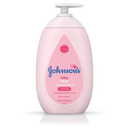 Johnson's Moisturizing Pink Baby Lotion with Coconut Oil, 16.9 fl. oz