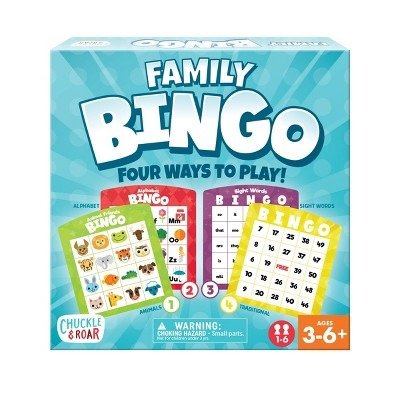 Chuckle &#38; Roar Family Bingo - Kids Educational Bingo Game