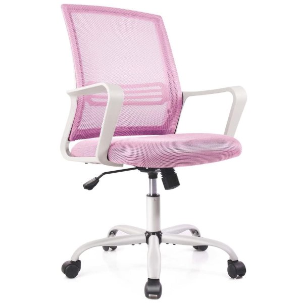 SMUG Ergonomic Office Chair Pink Desk Chair