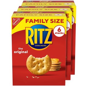 RITZ 经典原味饼干家庭装 3盒 共18条