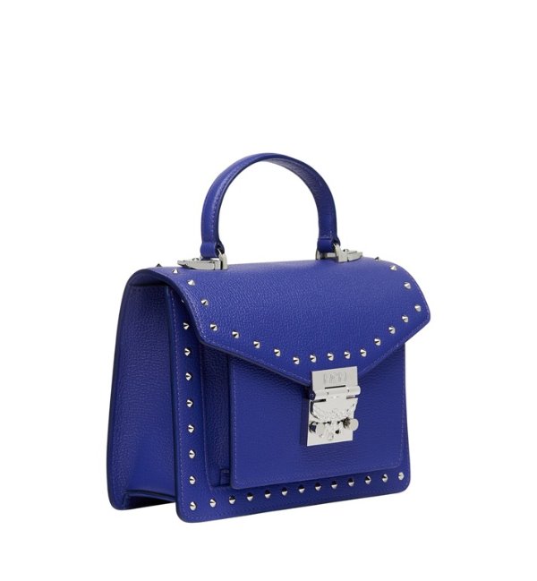Patricia Satchel in Studded Outline Leather
