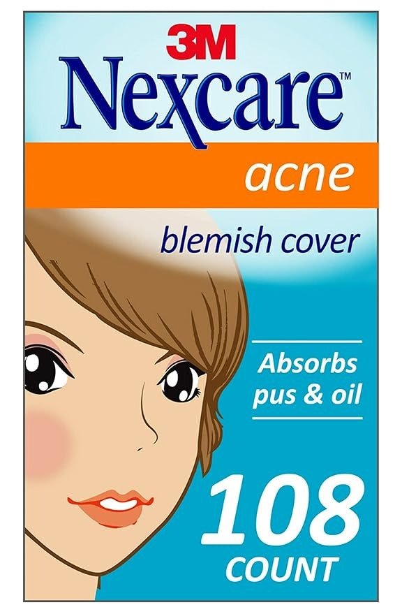 Acne Cover, Invisible, Drug Free, Clear, 108 Count