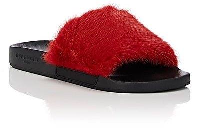 Women's Mink Fur Slide Sandals