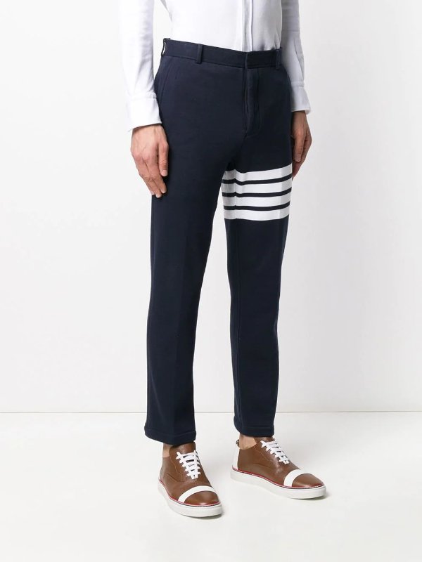 4-Bar unconstructed chino trousers