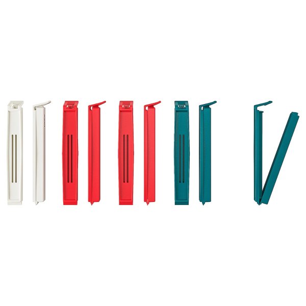 BEVARA Sealing clip, mixed colors assorted colors - IKEA