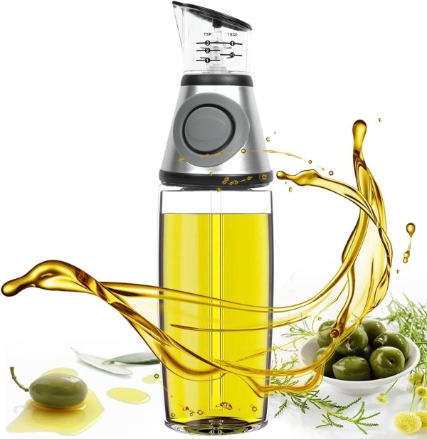 Nemufy Olive Oil Dispenser Bottle for Kitchen with