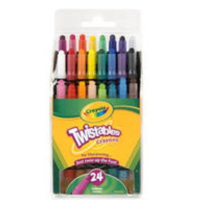 Crayola Mini-Twistables Crayons, 24pk