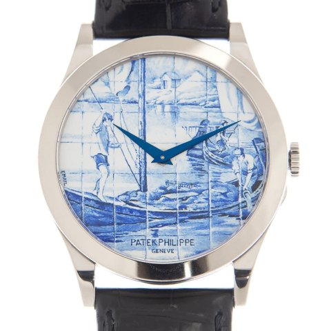 Patek PhilippeRare Handcrafts Automatic Blue Dial Watch 5089G-062