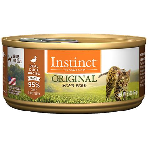 Instinct by Nature's Variety Original Grain-Free Real Duck Recipe Natural Wet Canned Cat Food