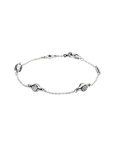 Silver Modern LovePods CZ bracelet