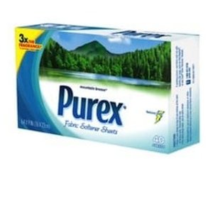 Purex Fabric Softener Dryer Sheets, 40 Count