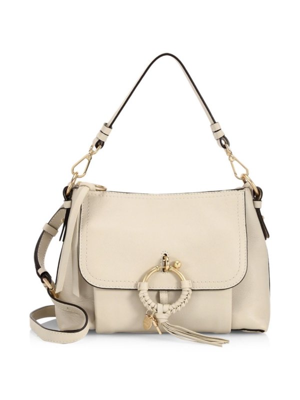 - Small Joan Leather Shoulder Bag
