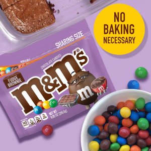 M&M'S 布朗尼蛋糕口味巧克力豆 9.05oz分享装 8包