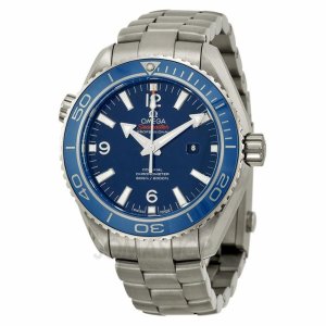 Omega Seamaster Blue Dial Titanium Men's Watch, 23290382003001
