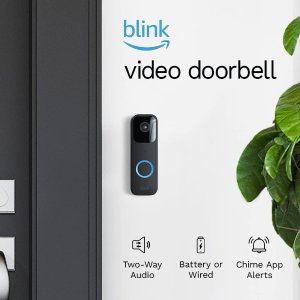 Blink Video Doorbell | Two-way audio, HD video