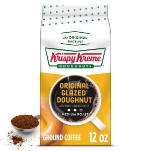 Krispy Kreme 原味甜甜圈口味咖啡粉12oz 中度烘焙