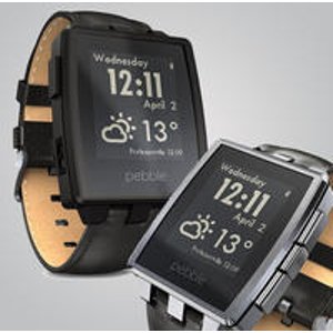 Pebble - Steel Smart Watch for Select iOS and Android Devices