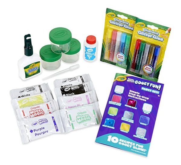 Model Magic Gooey Fun! Party Kit, Slime Supplies, Gift for Kids, Age 5, 6, 7, 8