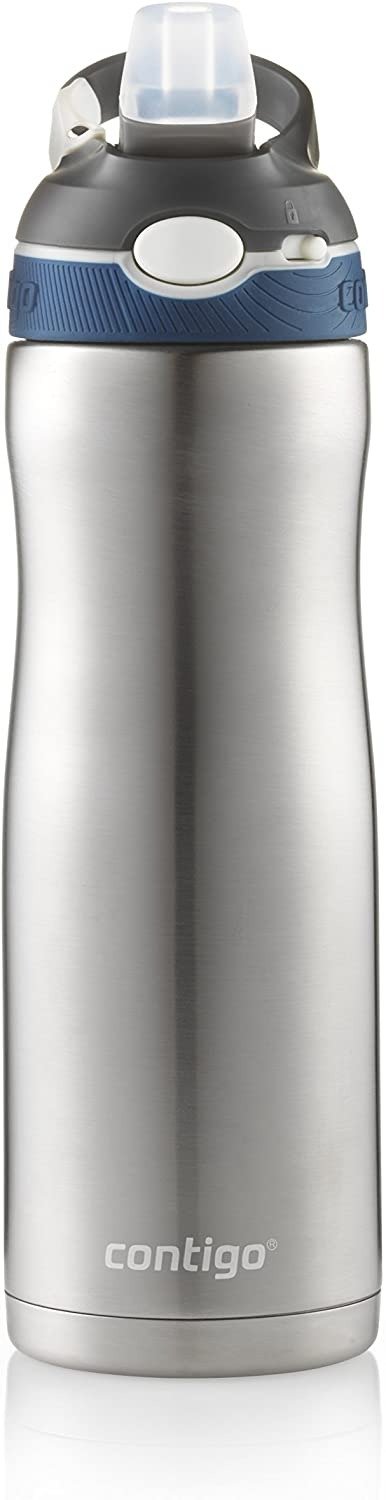 Autospout Straw Ashland Chill Vacuum-Insulated Stainless Steel Water Bottle, 20 oz.