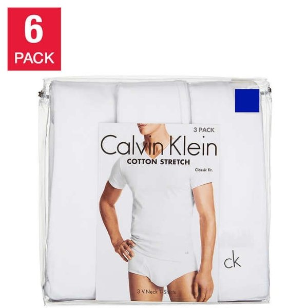 Klein Men's V-Neck Tee, 6-pack