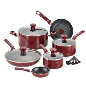 T-fal C970SE Excite Nonstick Thermo-Spot Cookware Set, 14-Piece