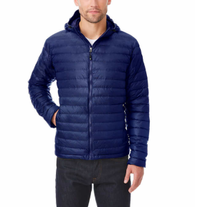 32 Degrees Men's Down Jacket with Hood