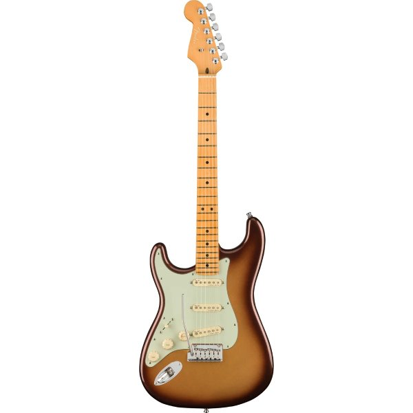 American Ultra Left-Handed Stratocaster, Maple Fingerboard - Mocha Burst - Mint, Open Box