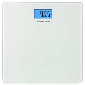 BalanceFrom Digital Body Weight Bathroom Scale with Step-On Technology and Backlight Display, 400 Pounds, Silver @ Amazon