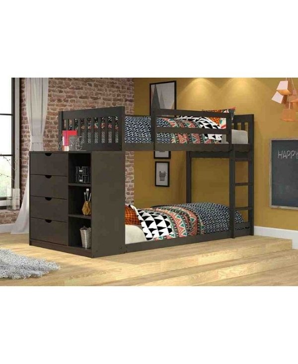 Twin Over Twin Mission Chest Bunk Bed