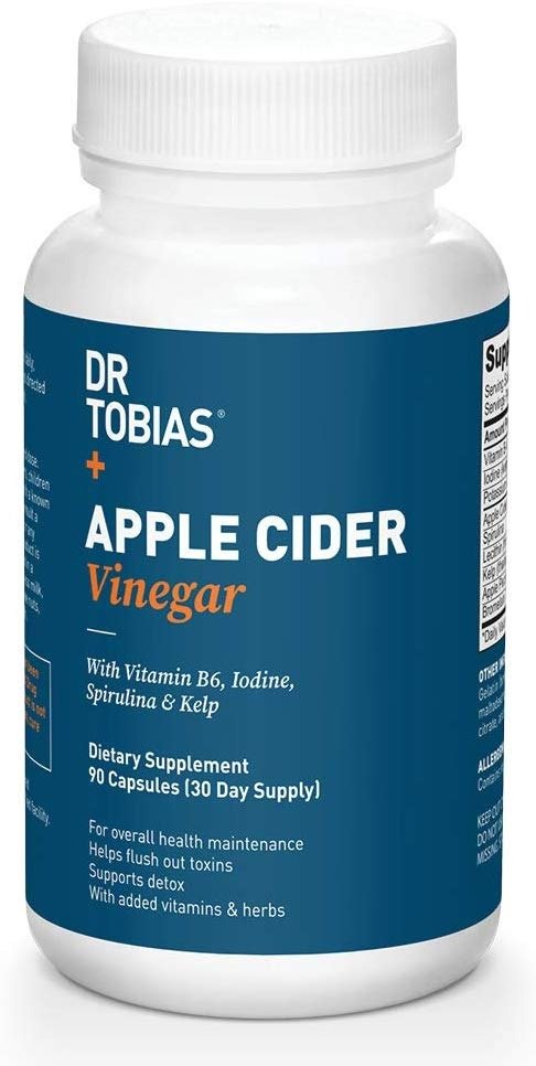 Apple Cider Vinegar - Spirulina, Kelp & Vitamin B6 Supplement (90 Count)