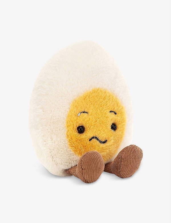 Amuseable Confused Boiled Egg soft toy 14cm