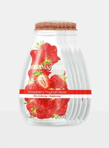 草莓酸奶面膜5片