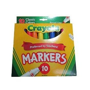 a 10ct Classic Broad Line Markers