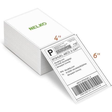 Nelko 4x6 热敏标签 每包500个